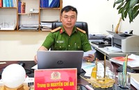 Trung tá Nguyễn Chí An – Đội trưởng Đội Giáo dục – Hồ sơ, Trại Giam Yên Hạ (Ảnh: Nguyên Vũ)