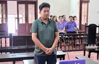 Bị cáo tại phiên xử. (Ảnh: Hoàng Giang)