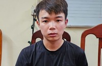 Đối tượng Bùi Tuấn Anh tại cơ quan Công an
