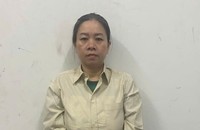 Đối tượng Nguyễn Thị Ngọc Cẩm là một trong hai bảo mẫu có hành vi hành hạ trẻ em đã bị khởi tố, bắt tạm giam.