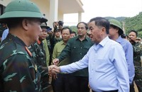 Chủ nhiệm Ủy ban Kiểm tra TƯ Trần Cẩm Tú đến hiện trường Làng Nủ
