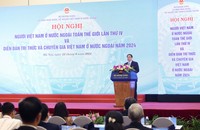 Thủ tướng Phạm Minh Chính phát biểu tại Hội nghị. Ảnh: Quang Phúc