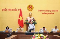 Chủ tịch Quốc hội Trần Thanh Mẫn phát biểu bế mạc phiên họp.