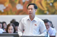 Đại biểu Mai Văn Hải đề nghị không quy định thuế suất 5% với phân bón. (Ảnh trong bài: Nghĩa Đức)
