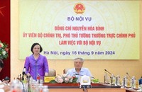 Quang cảnh buổi làm việc. (Ảnh: VGP)
