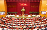 Phiên khai mạc Hội nghị Trung ương lần thứ 10, khóa XIII. (Ảnh trong bài: TTXVN)