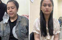 Đối tượng Bùi Phương Thảo và Trần Thị Hương. (Ảnh: Công an TP Hà Nội).