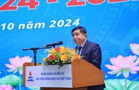 Bộ trưởng Bộ KH&ĐT Nguyễn Chí Dũng phát biểu tại Lễ khai giảng.