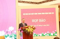 Tổng Bí thư, Chủ tịch nước Tô Lâm phát biểu tại buổi Họp báo. Ảnh: Vân Anh