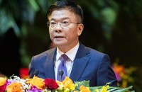 Phó Thủ tướng Lê Thành Long thông tin về tình hình và nhiệm vụ phát triển kinh tế - xã hội của đất nước, công tác phối hợp giữa Chính phủ và UBTƯ MTTQ Việt Nam. Ảnh: Quang Vinh