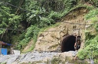 Công trình thủy điện Nậm Cấu nơi xảy ra vụ tai nạn.