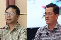 Ông Nguyễn Đình Dự (trái) và ông Hà Thế Anh bị Công an tỉnh Thanh Hóa khởi tố và bắt tạm giam.