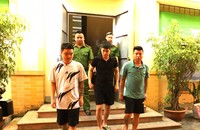 3 đối tượng bị cơ quan điều tra bắt giữ. Ảnh: CAHT