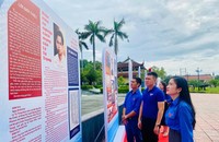 Triển lãm “Lý Tự Trọng - Người truyền lửa” kể về chân dung, cuộc đời đồng chí Lý Tự Trọng. Ảnh: PV