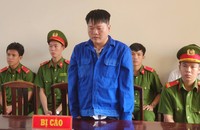 Bị cáo Nguyễn Việt Hùng tại phiên tòa.