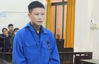 Bị cáo Sơn tại phiên tòa.