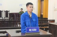 Bị cáo Út tại phiên tòa.