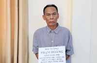 Đối tượng Phạm Hoàng bị công an tỉnh Nam Định bắt giữ