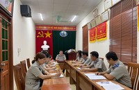 Một cuộc họp nghiệp vụ của Chi cục THADS Kim Động, Hưng Yên