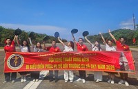 Các thành viên Đoàn công tác của Học viện Múa Việt Nam
