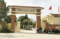Trường THCS Nghi Xuân, nơi đang có nghi vấn trùng một số hạng mục trong hai gói thầu chưa được ngành chức năng làm rõ.