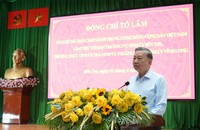 Tổng Bí thư Tô Lâm phát biểu chỉ đạo. Ảnh: Phương Thảo
