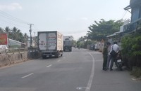 Đoạn đường nơi xảy ra án mạng.