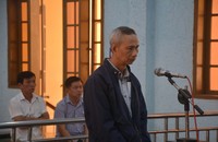 Bị cáo Ngô Thanh Thí tại tòa.