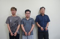 Từ trái qua: Nguyễn Hoàng Tân, Nguyễn Đức Minh, Lê Văn Cần. (Ảnh: CACC)