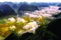 Vẻ đẹp của thung lũng Bắc Sơn, Việt Nam. Ảnh: Cục Mỹ thuật, Nhiếp ảnh và Triển lãm