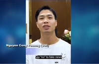 Công Phượng tham gia chiến dịch "BreakThe Chain” của AFC