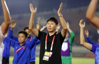 Ông Kim Sang Sik nói muốn tái hiện hình ảnh đội tuyển Việt Nam vô địch AFF Cup. (Ảnh VFF)