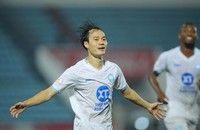 Đội bóng của Văn Toàn đang hướng đến lần thứ 2 liên tiếp vô địch V.League (Ảnh: VPF)