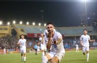 Nam Định đang hơn Hà Nội FC tới 5 điểm trên bảng xếp hạng V.League (Ảnh VPF)