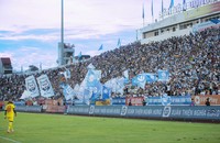 Cúp vô địch V.League 2024/25 sẽ trao cho Nam Định tại sân Thiên Trường (Ảnh: VPF)