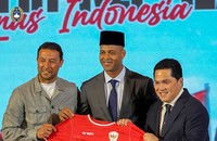 HLV Kluivert đặt quyết tâm cùng Liên đoàn bóng đá Indonesia có vé dự World Cup (Ảnh PSSI)