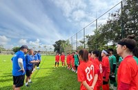 U19 nữ Việt Nam đã có sự chuẩn bị tốt cho giải Đông Nam Á (Ảnh: VFF)