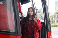 Đội tuyển nữ Việt Nam đến Phú Thọ chuẩn bị cho Asian Cup 2026 (Ảnh VFF)