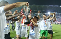 CLB Thép Xanh Nam Định bảo vệ thành công ngôi vô địch 2024/25 (Ảnh VPF)