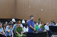 Các bị cáo tại tòa.