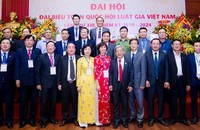Ban Thường vụ Hội Luật gia khóa XIII . Ảnh: baovephapluat.vn