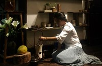 Quán trà đặc biệt nằm ở tầng 5 một khu tập thể trên phố Ngô Quyền, Hà Nội