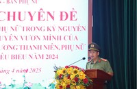 Đại úy Hoàng Văn Long, Trưởng Ban Thanh niên Công an tỉnh Hà Nam.