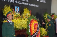Trang nghiêm Lễ viếng nguyên Chủ tịch nước Trần Đức Lương tại quê nhà Quảng Ngãi