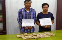 Hai đối tượng Lừ Văn Quang, Quàng Văn Ban và tang vật