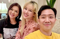 Vợ chồng Trấn Thành gặp lại vợ cố danh hài Chí Tài sau 2 năm