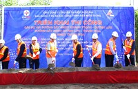 Đoạn Quảng Trạch - Thanh Hóa do CPMB quản lý dự án mới chỉ hoàn thành được 91/663 vị trí móng.