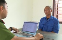 Đối tượng Hồ Văn Phương Tâm tại cơ quan điều tra.