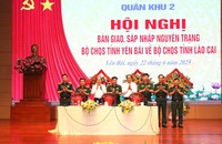 Bộ CHQS tỉnh Lào Cai mới thuộc Quân khu 2 với 5 Ban chỉ huy khu vực phòng thủ. Ảnh: YTV.