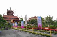 Học viện Phật giáo Việt Nam tại TPHCM - nơi diễn ra Đại lễ Vesak Liên Hợp Quốc 2025. (Ảnh: Lao động